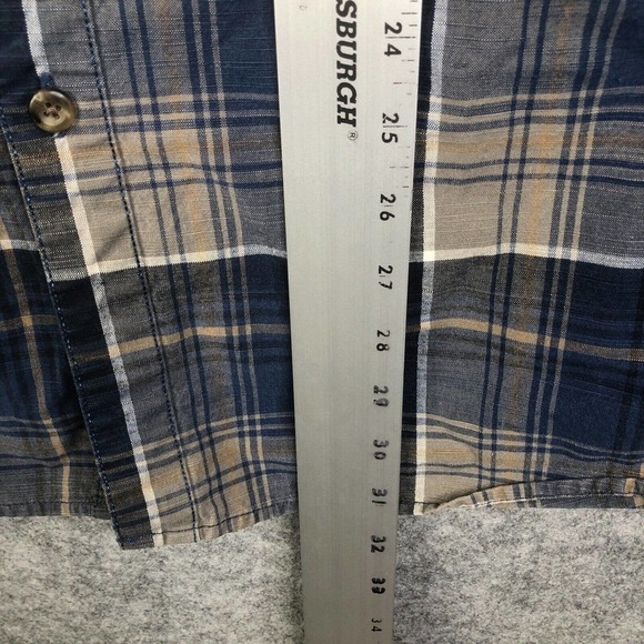 Eddie Bauer Shirt Shacket Men's XL Tall Heavy Cotton Button Up Collared Utility - Picture 5 of 8